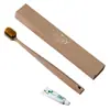 Conjunto de Higiene Pessoal com Escova de Dentes Descartável e Pasta de Dentes Star Hotel, Escovas de Dentes com Cerdas Macias para Pousadas, Atacado de Hotel de Luxo