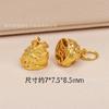 Acessórios de Pingente de Prata S925 Tai Sui Vajra Sino Marca Pingente Pulseira DIY Corda de Miçangas Joias de Bambu Acessórios de Prata