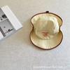 Sombrero de Pescador de Secado Rápido para Niños Estilo Coreano Estilo Occidental para Viaje de Bebé Sombrero Versátil para Montañismo Sombrero de Sol con Ala Grande de Primavera y Verano