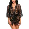 Amazon Europeu e Americano Comércio Exterior Sexy Renda Transparente Malha Sexy Pijama, Camisolas, Roupas de Exterior, Lingerie Sexy Tamanho Grande