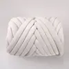 Suministro Especial Transfronterizo de Hilo Cardado de Terciopelo de Cristal 3cm Manta Hecha a Mano DIY Hilo Grueso Hilo para Cojín Tiras de Tela Hilo para Cama de Gato