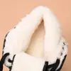 Sapatos de Tecido Veludo Antigos de Pequim para Homem de Inverno, Sapatos de Cano Alto de Algodão com Lã Extra e Isolamento Espesso, Botas de Neve Quentes de Lã Antiderrapantes para Pai
