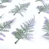 Plantas Verdes Artificiais, Grama Aquática Roxa, Decoração de Grama Falsa Verde, Arranjo de Flores com Grama, Folha Única, Caixa de Doces de Casamento, Grama para Decoração de Caixa de Presente