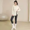 Traje Deportivo de Yoga para Mujer de Primavera y Otoño, Ropa de Fitness de Manga Larga Amigable con la Piel, Conjunto de Entrenamiento de Alto Nivel para Pilates y Running