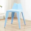 Banqueta Plástica Espessa para Uso Doméstico, Banqueta Redonda Fashion Criativa para Adultos, Cadeira Simples Moderna Econômica para Banheiro