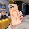 Lados antideslizantes adsorción magnética en forma de corazón cambio instantáneo apto para funda de teléfono iPhone 18 Pro Max Apple 17 transparente 16/15