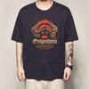 Camiseta de Verano para Hombre de Una Pieza Estampada Luna Ligera Oda Manga Corta y Bestias Campesinas Kedo Animación Ropa Circundante