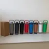 Novo Copo Shaker Simples e Fashionável Camada Dupla Grande Capacidade Copo Térmico de Aço Inoxidável Portátil para Carro Garrafa de Água Esportiva para Fitness