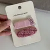 Pasador Floral de Flores Frescas Azules Hecho a Mano BB Clip Pinza para Flequillo Traje Par de Lazos Infantiles Pasador Pelo