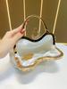 Nuevo bolso bandolera transfronterizo bolso plisado vintage bolso de cena bolso de hombro de gran capacidad bolso mensajero bolso sencillo para damas