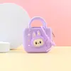 Monedero de Silicona al por Mayor Cartera Pequeña Bolsa para Guardar Audífonos Colgante para Niñas Decoración de Bolso Pequeño Color Macarrón