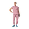 Tiktok Uniforme Cirúrgico Europeu de Secagem Rápida e Resistente ao Desgaste Conjunto Salão de Beleza Laboratório Roupa de Trabalho Transfronteiriça Atacado