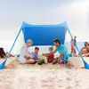 Toldo de Praia Lycra Transfronteiriço Proteção Solar Externa e Frescor Lycra Elástico em Quatro Lados Tenda Toldo para Acampamento à Beira-Mar