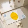 Tapetes de piso de terra de diatomáceas rígidos feitos sob medida para banheiros, tapetes absorventes, tapetes antiderrapantes para uso doméstico, tapetes de piso de terra de diatomáceas naturais