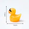 Óculos de Sol Luminosos Coloridos Fofos Boneco Pato Amarelo Fofo Decorações Diy Acessórios Ornamento Pequeno para Mesa Carro