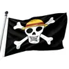 Bandera pirata de calavera y tibias cruzadas de Halloween con cóndor, bisonte, lobo, motivos náuticos poliéster 100D doble cara