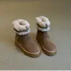 Botas de Fivela Quentes de Veludo Simples da Moda 2026 Inverno Novo Versátil Botas Curtas Botas de Neve para Mulheres