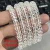 Cristal Blanco Natural Haixi Cuentas Facetadas Pulsera Facetada DIY Joyería Transfronteriza Cuentas Sueltas Accesorios para Cuentas Cuentas Espaciadoras