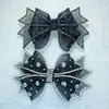 Accesorios para Joyería de Malla Casual con Lazo de Pedrería Tocado DIY Pasador Zuecos de Zapato Flor Material al por Mayor