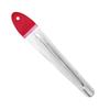 Raspador de acero inoxidable de doble cabezal y doble propósito para retirar piel muerta, herramienta para retirar uñas de las manos, con púas de empuje de acero.