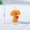 Novos bonecos de gengibre e animais de Natal transfronteiriços, enfeites decorativos DIY, acessórios para pendurar, decorações para paisagens em miniatura e pequenos enfeites de mesa
