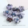 Material para joyería DIY con cuentas pulsera cuentas sueltas de cerámica accesorios para pulseras material para joyería hecha a mano cuentas de cerámica cambio de horno