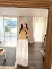 Pantalones de Aire Yooksonn Pantalones Casuales con Bordes Fruncidos, Cintura Elástica, Pantalones Anchos Holgados