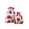 Pantalones de Lino Transpirable Listos para Usar con Bolsillo de Solapa Joyería Joyería Empaque a Prueba de Polvo Bolsa de Regalo Peine Bolsa de Lino Venta al por Mayor