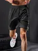 Shorts Esportivo de Verão Cruzado, Fino, Tamanho Grande, para Homens, Secagem Rápida, Respirável, para Corrida, Fitness, Solto, Casual, Cinco Pontos, Seda de Gelo