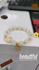 2023 Novo Colar Coelho de Jade Pulseira de Design de Nicho Ins Pulseira para Meninas Estudantes Presente de Aniversário para Mãe