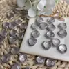Cristal Blanco Lechoso Natural Exquisita Caja Mágica Accesorios Accesorios de Joyería DIY Colgante Natural Pulsera de Caja Mágica para Mujeres DIY
