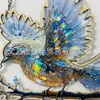 Pássaro pequeno bonito popular em vendas transfronteiriças ornamento de acrílico para pendurar na sala de estar do pátio decoração de cena de festival ornamento de pendurar presente
