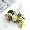Bola de simulación de crisantemo, combinación de capullos de té, flores transfronterizas, paquete de flores falsas, decoración pastoral del hogar, fotografía con adornos florales