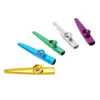 Kazoo Metálico Kazoo Popular Transfronterizo Juguetes de Educación Preescolar Niños y Adultos Instrumentos de Acompañamiento Soplados por la Boca Fábrica Venta al por Mayor