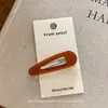 Clip para el pelo Ins coreano nuevo de gelatina colorido con forma de gota de agua BB Pinza para flequillo Pinza lateral Accesorio para el pelo versátil