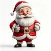Adornos Colgantes Acrílicos de Papá Noel de Navidad Más Vendidos para Decoraciones del Árbol de Navidad del Hogar y Decoraciones de Escenas de Fiesta