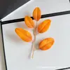 Folhas Simuladas com Cores Ricas, Novas Folhas de Bordo para Fotografia, Adereços de Decoração para Casamentos ao Ar Livre, Artesanato Atacado de Folhas Artificiais