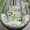 Cojín para silla de mimbre de cesta colgante, columpio nido de pájaro individual lavable, cojín para silla colgante, cojín para silla de mimbre, cojín para planta colgante de mimbre, engrosado
