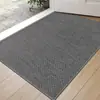 Felpudo de entrada imitación sisal transfronterizo, felpudo para entrada Doris, alfombrilla antideslizante cortable para recibidor del hogar