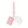 Bolsa de Muñeca Estilo Lulu Transfronteriza Personalizada Portátil Transfronteriza Portatarjetas Lulu Tarjeta Bancaria Mini Billetera para Monedas Bolsa de Almacenamiento