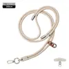 Cordón de Teléfono Móvil de Gama Alta Correa Resistente de 6 mm para Cuello Cruzado Ajustable Exterior Anti-Pérdida Exquisita Cuerda Tejida para Muñeca