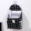 Bolsa Colgante de Almacenamiento para Artículos Varios Montada en la Pared Algodón Lino ins Dormitorio Hogar Artefacto de Almacenamiento Montado en la Pared Bolsa de Almacenamiento para Libros