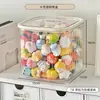 Caixa de Armazenamento para Mesa Multiuso Lixeira Transparente para Mesa com Tampa para Meninas Faixa de Cabelo Elástica Acessórios de Cabelo Caixa de Armazenamento Fofa