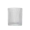 Nuevo Vaso de Vidrio Transparente para Vela Perfumada con Patrón Portavelas Perfumado para Dormitorio Adorno de Fragancia Vaso de Vidrio para Vela