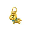 Collar con Colgante de Unicornio Fantasía Chapado en Plata de Ley S925 Oro Antiguo para Mujer Cadena de Clavícula Dopamina Elegante Accesible Lujo Versátil