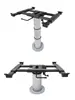Estrutura de Mesa Elevatória para RV, Acessórios para Conversão de Cama de Trailer, Pernas de Mesa Deslizantes Pneumáticas de Quatro Vias em Liga de Alumínio, Expansão da Mesa