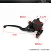 Haomai Guangyang Gy6-125 Bomba Superior de Freno Delantero Bomba de Freno de Scooter con Asistencia Eléctrica Montaje de Bomba Superior e Inferior de Freno de Disco de Motocicleta