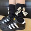 Meias Femininas Feitas à Mão Renda Laço Meias de Joalheria Miu Combinação Perfeita Lolita Fofas Meias Femininas Meias de Algodão Puro