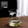 Taza Creciente de Vidrio Resistente a Altas Temperaturas Engrosada Colador de Té Integrado Juego de Té Filtro Tetera