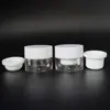 Frasco redondo recto de crema de colores de 5g serie MS para crema de ojos crema facial muestra botella de recarga universal portátil para viaje desde la fábrica de origen